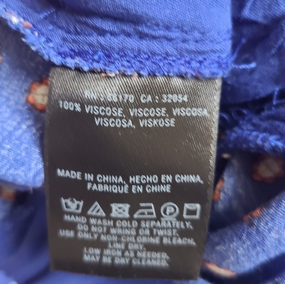 Anthropologie Ett:twa Bohemian Floral Hem Wide-leg Pants - Picture 16 of 16